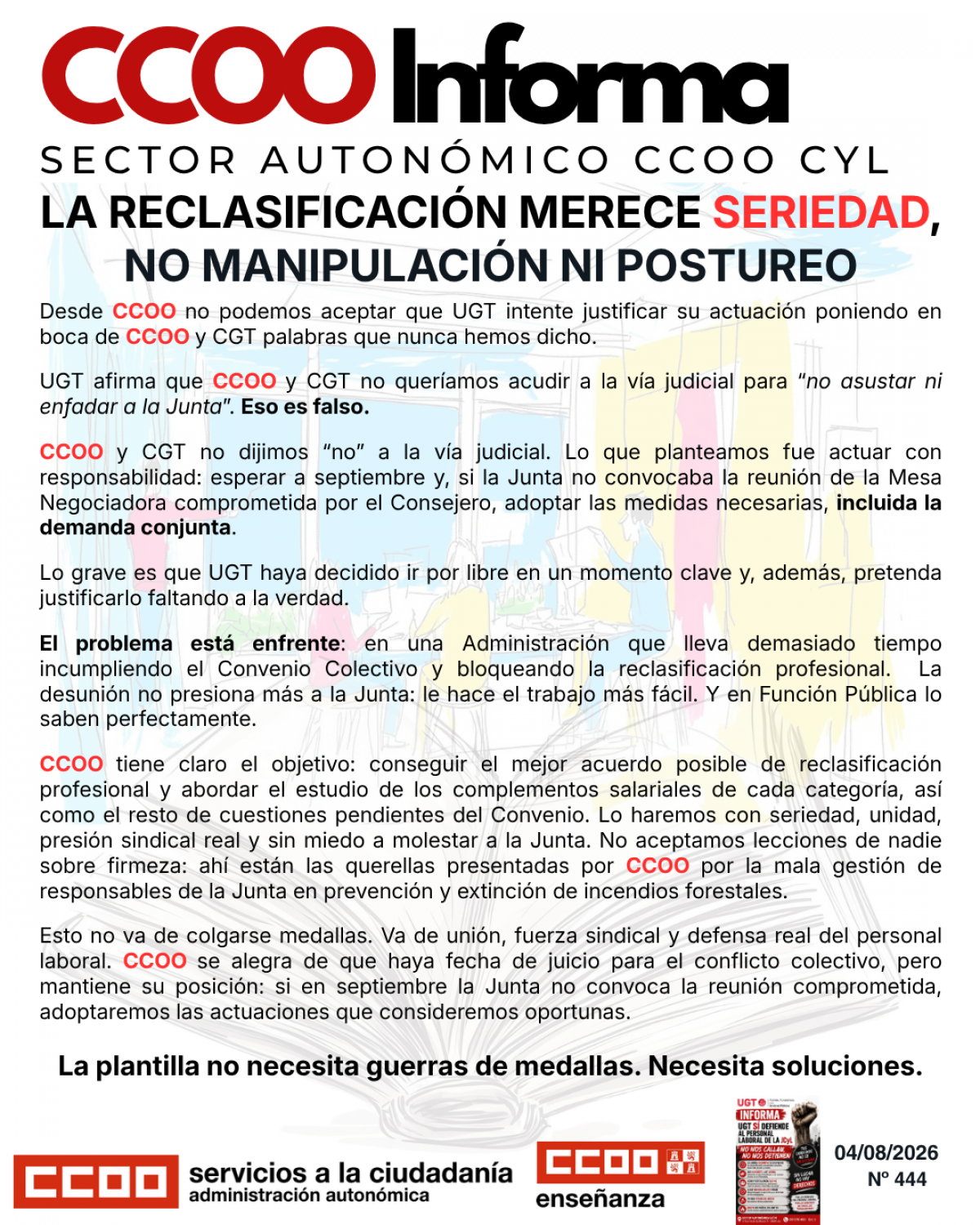 UGT miente