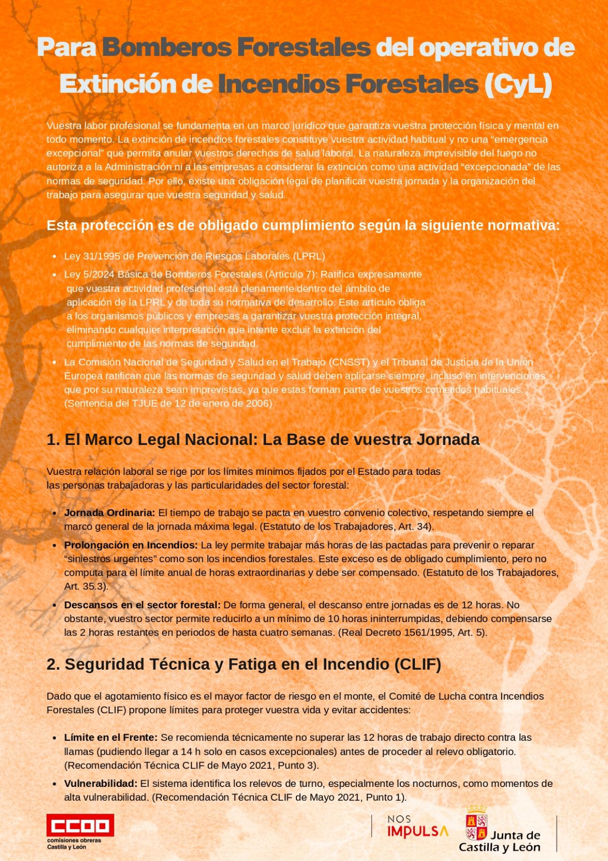 Guía práctica para bomberos y bomberas forestales