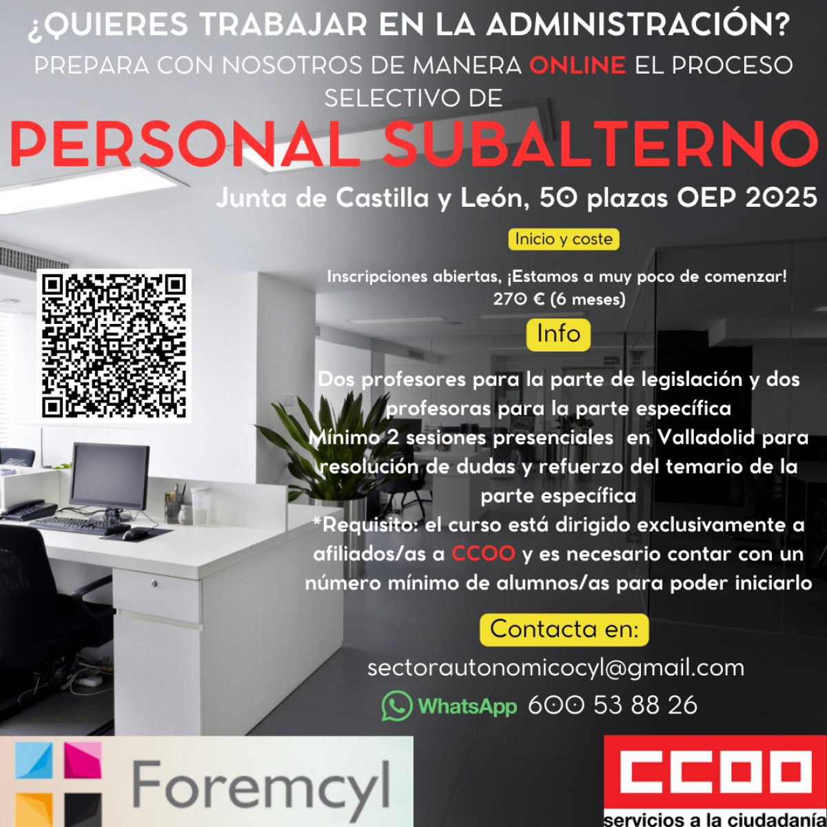 Cartel CCOO
