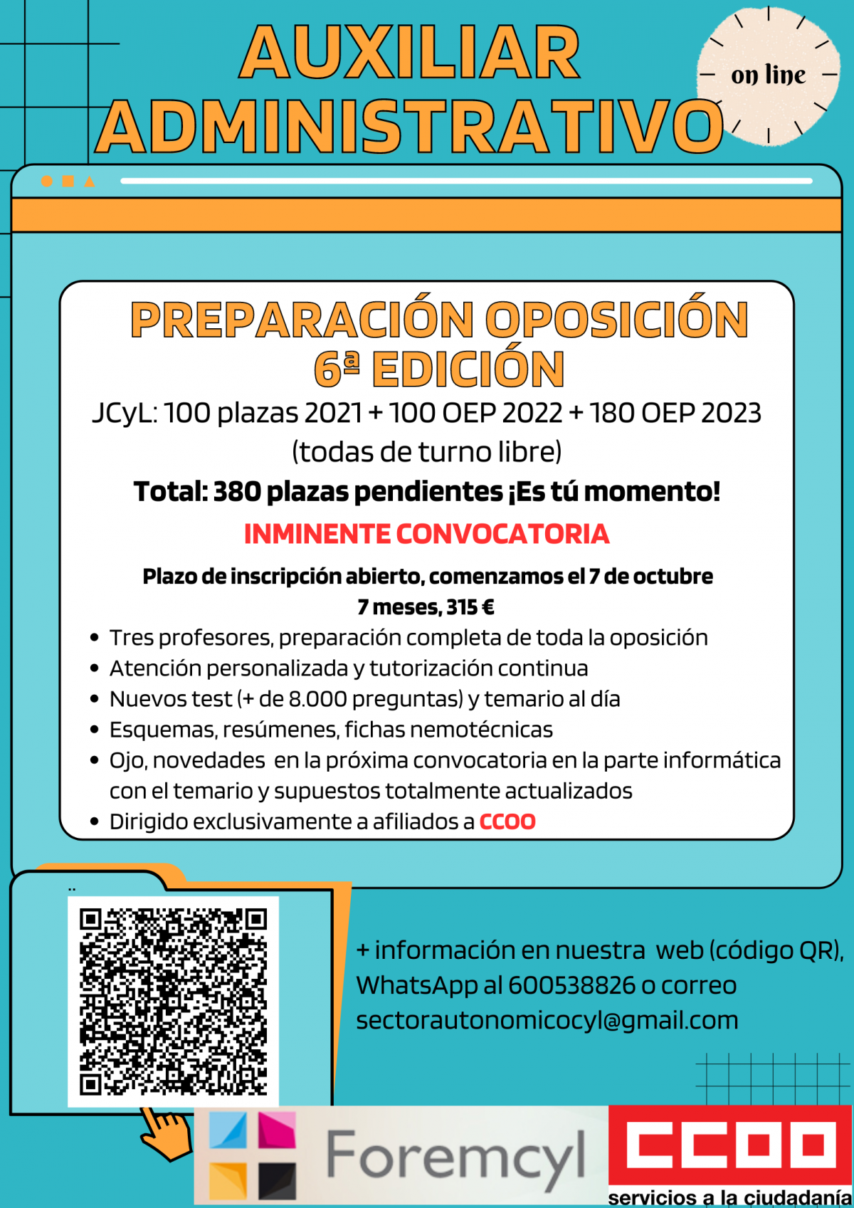 Curso online Auxiliar