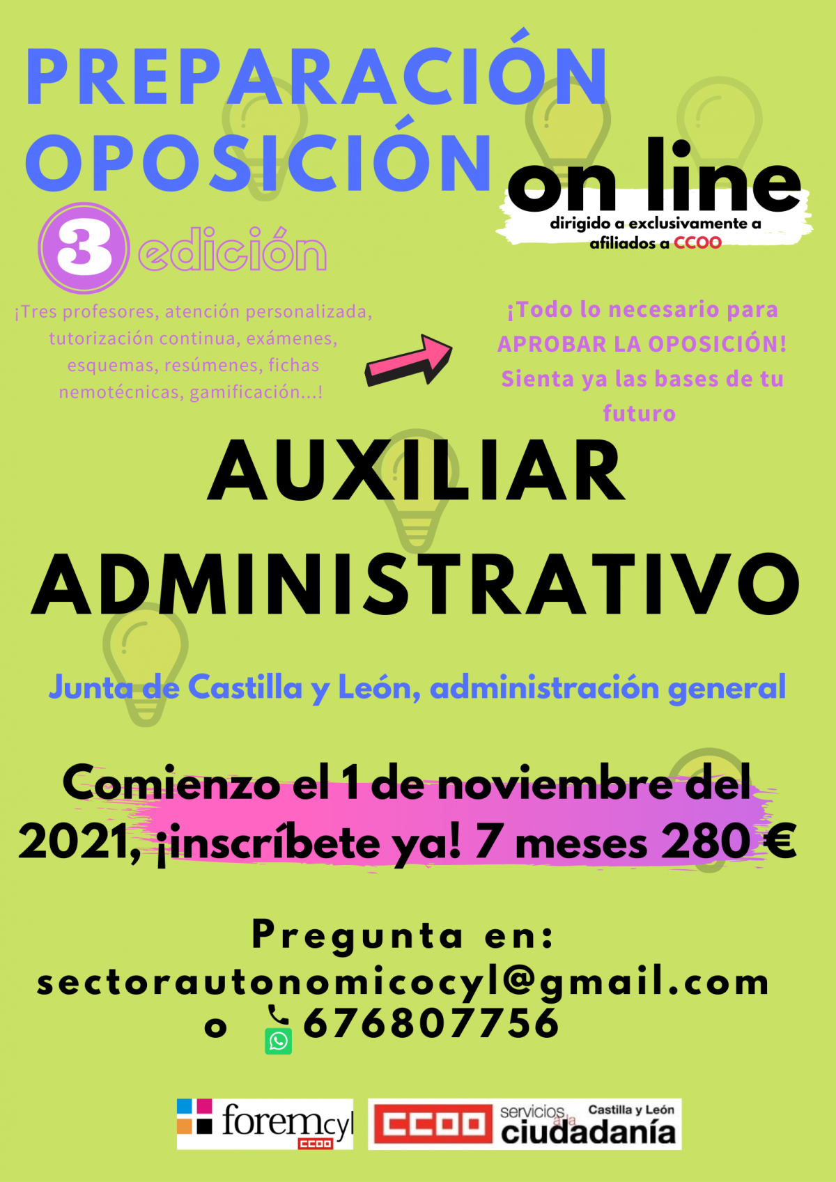 Curso online auxiliar administrativo